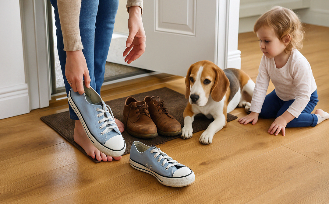 Kick Off Your Shoes at the Door for a Healthier Home