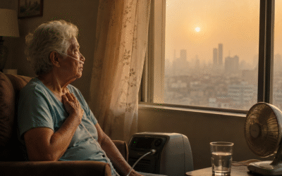 Rising heat threatens people with interstitial lung disease by deepening breathlessness and worsening air quality.